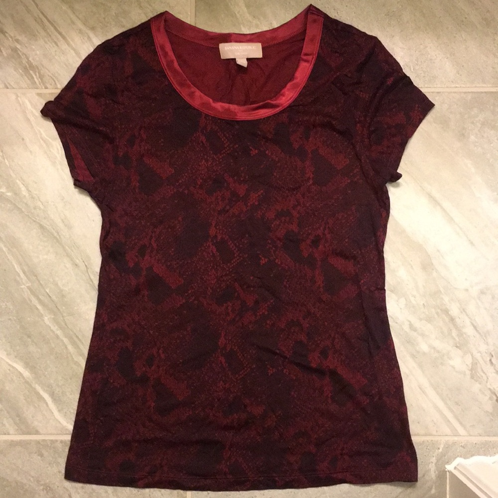 Snake skin print blouse